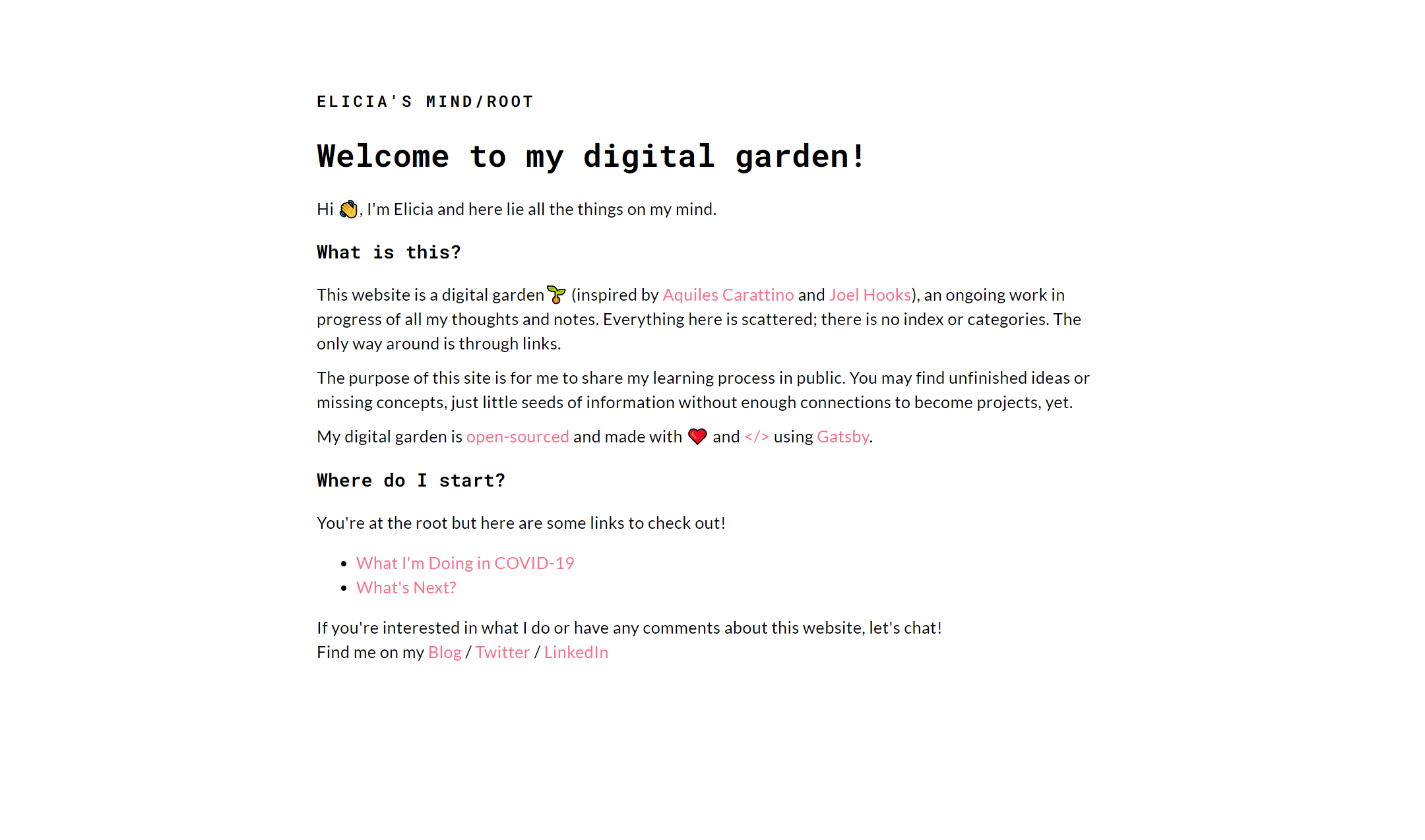 Digital Garden